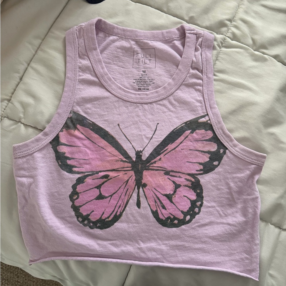 Tilly’s Butterfly Crop Top